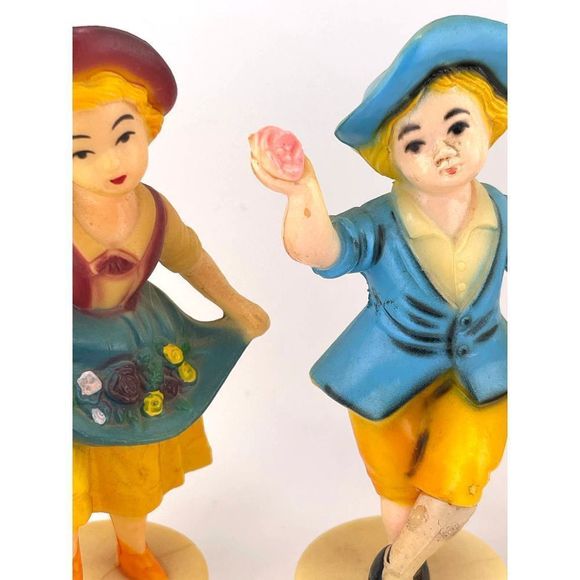 Vintage Emson Hong Kong Artistic Statue Hard Plastic Figurines Lot Of 4‎ - Picture 4 of 7